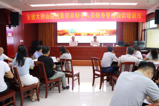 大別山國(guó)投集團(tuán)開(kāi)展非財(cái)務(wù)人員財(cái)務(wù)管理知識(shí)培訓(xùn)