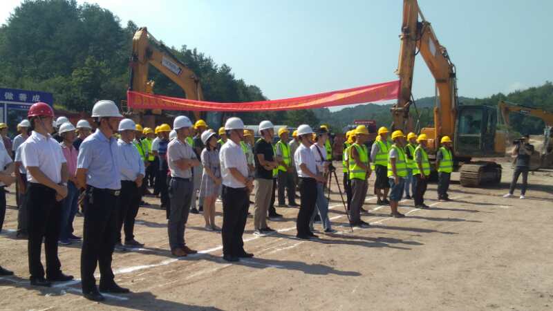 霍山國鑫建材年產(chǎn)550萬噸機制砂建設(shè)項目順利開工