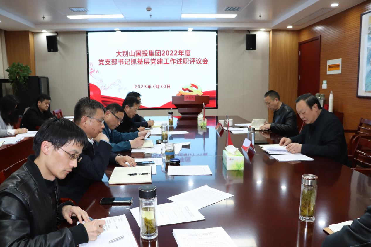 集團(tuán)黨委組織開(kāi)展黨支部書記抓基層黨建工作述職