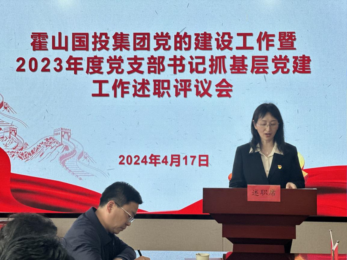 國投集團開展2023年度黨支部書記抓基層黨建工作述職評議