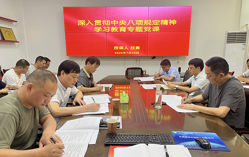 淠河水能公司黨支部開展專題黨課學(xué)習(xí)活動